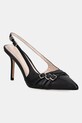 Guess stilettos de piele SLING BACK BUCKLE S calcai expus negru 5GGZ31.7324A.JBLK