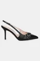 Guess szpilki skórzane SLING BACK BUCKLE S 5GGZ31.7324A.JBLK czarny SS25