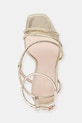 Кожаные сандалии Guess STRAPPY HEELS золотой 5GGZ34.7325A.GOLD