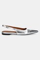Vagabond Shoemakers baleriny skórzane HERMINE 5733.183.79 srebrny SS25