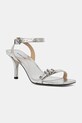 MICHAEL Michael Kors sandale Darrington imitatie de piele argintiu 40S5DTMS1M.040