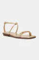MICHAEL Michael Kors sandale de piele Lena piele patentata aur 40S5LEFS1M.740