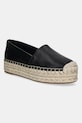 Usnjene espadrile MICHAEL Michael Kors Lynn Platforma črna 40S5LYFP1L.001