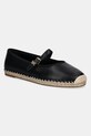 Kožené espadrilky MICHAEL Michael Kors Lynn usňová koža čierna 40S5LYFP2L.001