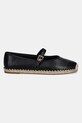 Kožené espadrilky MICHAEL Michael Kors Lynn 40S5LYFP2L.001 čierna SS25