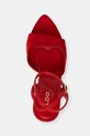 Semišové sandále Aldo FOREVERMORE červená 13918771.FOREVERMORE