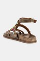Încălțăminte Kurt Geiger London sandale de piele Octavia Flexi Gladiator 4369068109.BRONZECOM aur