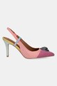 Semišové lodičky Kurt Geiger London Belgravia High Sling 3422869209.MULTOTH viacfarebná SS25
