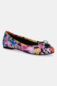Kurt Geiger London baleriny skórzane Eagle Ballerina multicolor 9790609109.BLKOTH