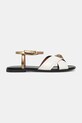 Kurt Geiger London sandały Orson Cross Flat Sandal 4369344309.BONECOMB beżowy SS25
