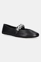 Aldo ballerine in pelle FIGGIS pelle fiore nero 13966755