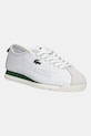 Lacoste sneakers din piele CLUB-LOW plată alb 49SFA0043