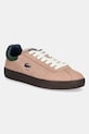 Lacoste sneakersy skórzane BASESHOT tekstylny pomarańczowy 49SFA0051