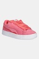 Semišové tenisky Puma Suede XL Sunbathers Wns plochá ružová 400453