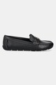 Coach mocasini de piele Leather Driver CAS66.BLK negru SS25
