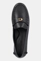 Coach mocasini de piele Leather Driver negru CAS66.BLK
