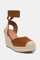 Εσπαντρίγιες U.S. Polo Assn. STEFY πλατφόρμα καφέ STEFY001W.5HT2