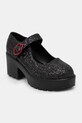 Туфлі Koi Footwear x Rocky Horror Show Tira Glitter Mary Janes ‘Columbia’ Solo Edition блок чорний ColumbiaSolo