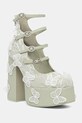 Koi Footwear pumps Wild Lotus Butterfly Lace Platform Heels gros verde DBP47