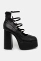 Lodičky Koi Footwear GURREN BLACK STRAPPY PLATFORM HEELS DBP17 čierna SS25