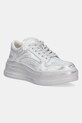 Kožené sneakers boty Miss Sixty platforma šedá 6S1QJ85900