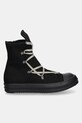 Πάνινα παπούτσια Rick Owens Hexa Sneaks DS01E3805.DO μαύρο SS25