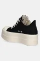 Shoes Rick Owens plimsolls Double Bumper Low Sneaks DS01E3832.DO black