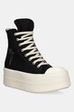 Rick Owens trainers Double Bumper Sneaks textile black DS01E3831.DOEM9