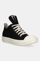 Кеды Rick Owens Low Sneaks текстиль чёрный DS01E3802.DOEH1