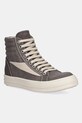 Rick Owens Vintage High Sneaks finto camoscio grigio DS01E3810.CVSLVS