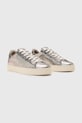 Δερμάτινα αθλητικά παπούτσια AllSaints Shana Metallic Sneaker W104FB ασημί SS25