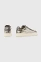 Обувь Кожаные кроссовки AllSaints Shana Metallic Sneaker W104FB серебрянный