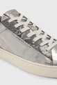 Шкіряні кросівки AllSaints Shana Metallic Sneaker срібний W104FB