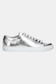 Common Projects sneakersy skórzane Achilles Shiny 6185.0509 srebrny SS25