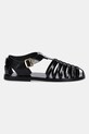 Bally sandale de piele WF003P.VT174.U901 negru SS25