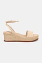 Замшевые сандалии Lauren Ralph Lauren Leona 802920421010.101 бежевый SS25