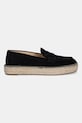 Lauren Ralph Lauren espadrile din piele intoarsa Luize Loafer 802953958003.001 negru SS25
