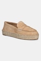 Lauren Ralph Lauren espadrile din piele intoarsa Luize Loafer piele întoarsă bej 802953958007.101