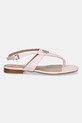 Lauren Ralph Lauren sandały skórzane Everley 802959146008.650 różowy SS25