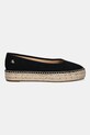 Espadrilky Lauren Ralph Lauren Luize Ballet 802959187001.001 čierna SS25