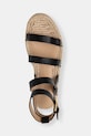 Kožené espadrilky Lauren Ralph Lauren Polly Gldtr 802961839002.001 čierna