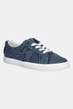 Πάνινα παπούτσια Lauren Ralph Lauren Janson Fray φλατ μπλε 802961846001.400