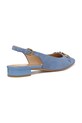 Cipők Geox velúr balerina D GISELDA15 D55YUE.00021.C4003 kék