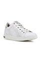 Usnjene superge Geox D JAYSEN D151BB.085CF.C1Z1N bela SS25
