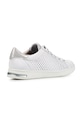 Παπούτσια Δερμάτινα sneakers Geox D JAYSEN D151BB.085CF.C1Z1N λευκό