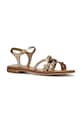 Kožené sandále Geox D MADDALUSIAC D55YMD.0N0QS.C2012 zlatá SS25