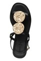 Geox sandale de piele D MADDALUSIAC D55YMF.0001J.C9999 negru