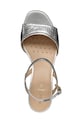 Geox sandale de piele D NEW ERAKLIA 50 D45RNB.000KY.C1007 argintiu