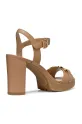 Scarpe Geox sandali in pelle D WALK PLEASURE 85S D55B6A.000TU.C5000 marrone