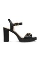 Kožené sandály Geox D WALK PLEASURE 85S přírodní kůže černá D55B6A.000TU.C9999